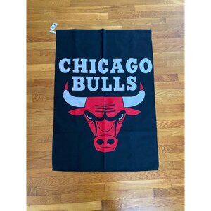 Vintage Chicago Bulls Banner Flag, NOS, Chicago Bulls NBA Basketball Flag, 1990s